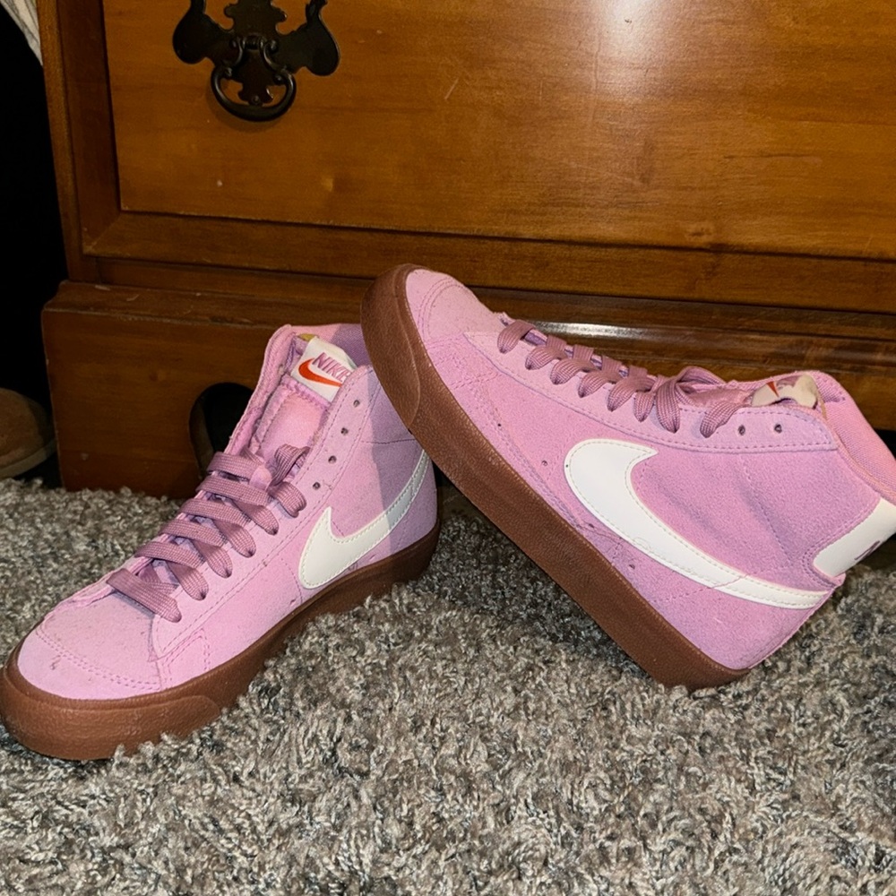 Pink Nike blazers
